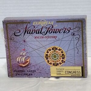 European Naval Powers XVIth Century Playing Cards 2 Packs Congress Made In Spain